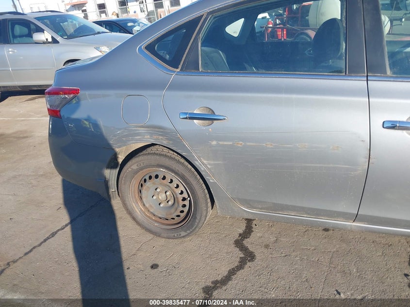 2013 Nissan Sentra Sv VIN: 3N1AB7AP1DL626719 Lot: 39835477