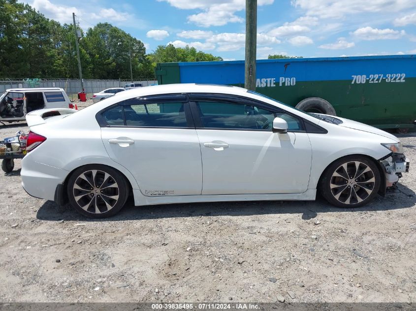 2013 Honda Civic Si VIN: 2HGFB6E58DH703358 Lot: 39835495