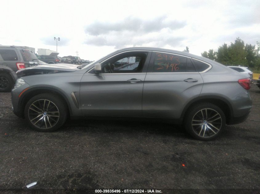 2017 BMW X6 xDrive35I VIN: 5UXKU2C33H0U29853 Lot: 39835496