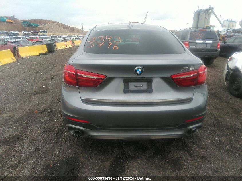 2017 BMW X6 xDrive35I VIN: 5UXKU2C33H0U29853 Lot: 39835496