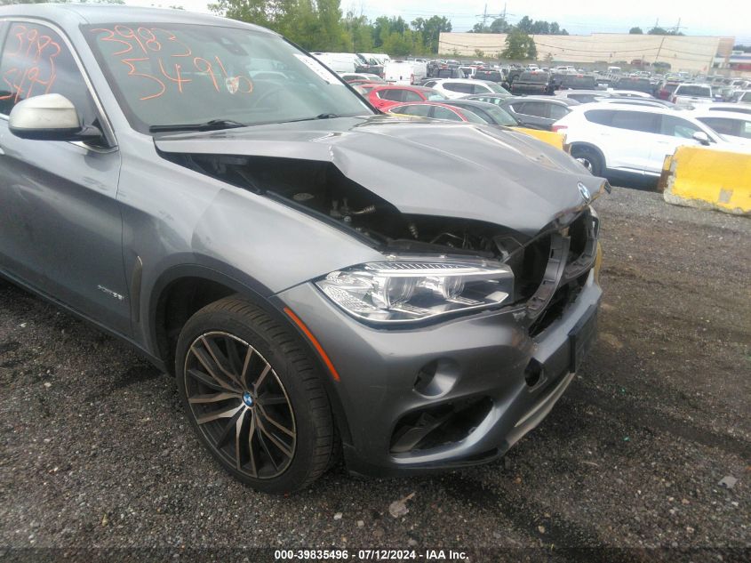 2017 BMW X6 xDrive35I VIN: 5UXKU2C33H0U29853 Lot: 39835496