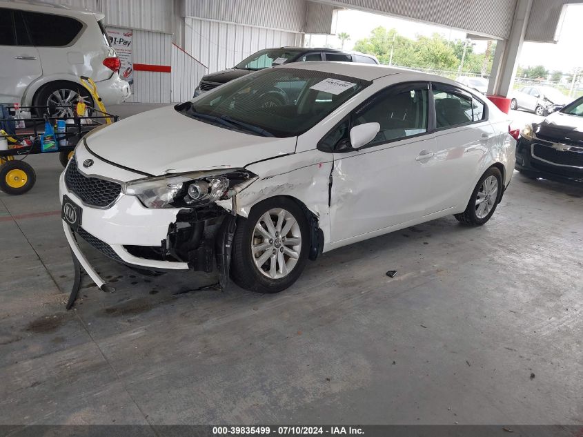 2016 KIA FORTE LX - KNAFK4A63G5587528