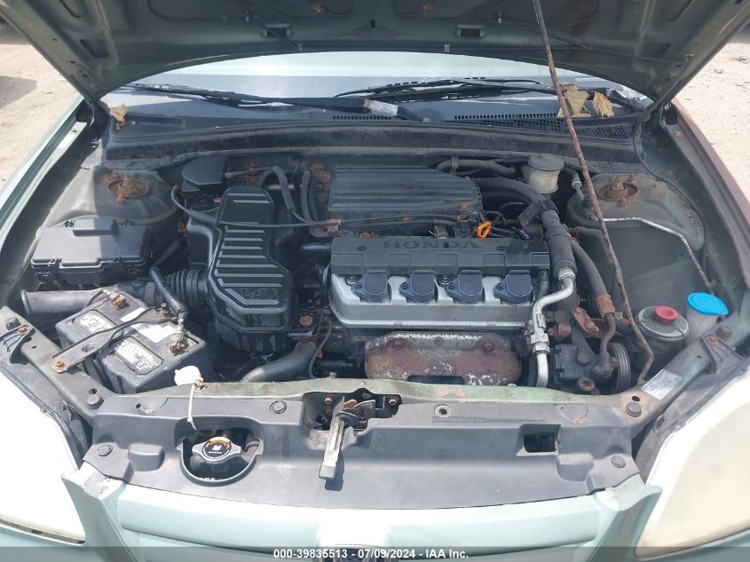 2HGES16553H567329 | 2003 HONDA CIVIC