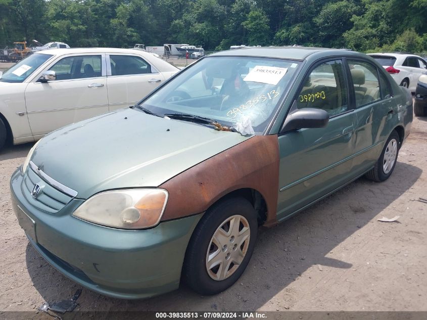 2HGES16553H567329 | 2003 HONDA CIVIC