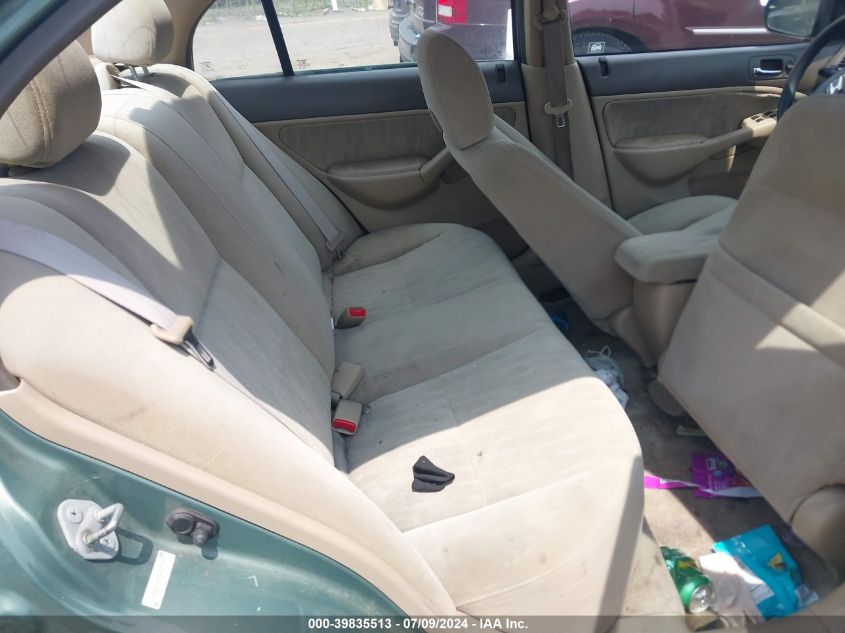 2003 Honda Civic Lx VIN: 2HGES16553H567329 Lot: 39835513