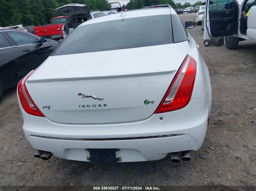 2014 Jaguar Xj Xjr Lwb VIN: SAJWA2EKXEMV62261 Lot: 39835527