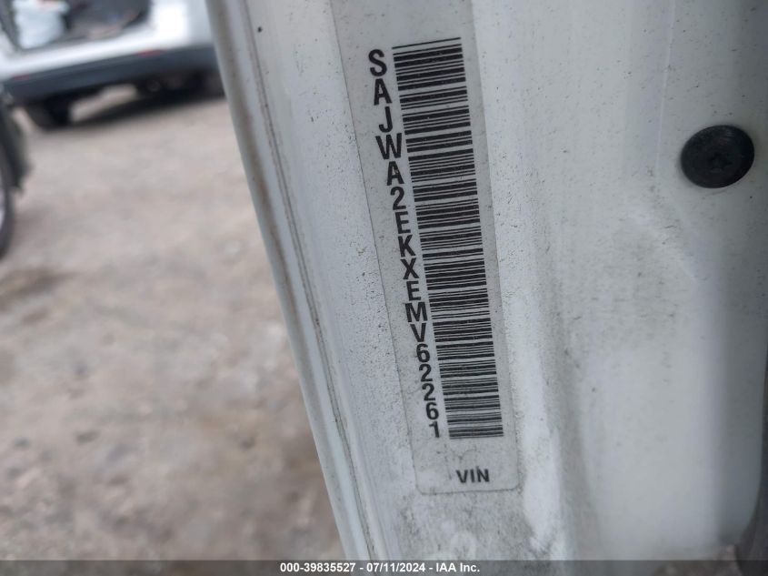 2014 Jaguar Xj Xjr Lwb VIN: SAJWA2EKXEMV62261 Lot: 39835527