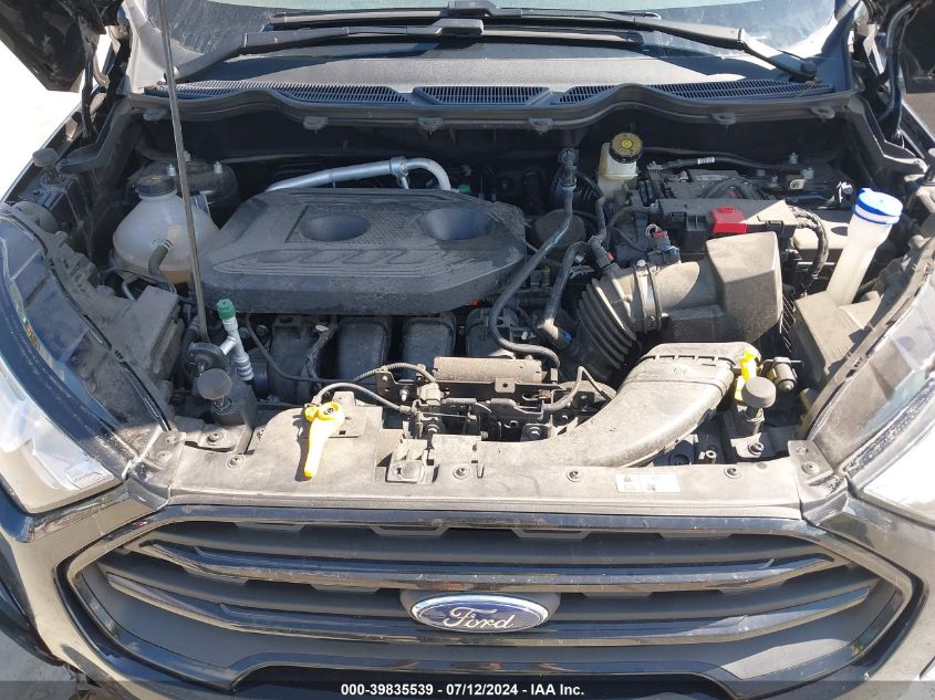 2022 Ford Ecosport S VIN: MAJ6S3FL1NC464031 Lot: 39835539