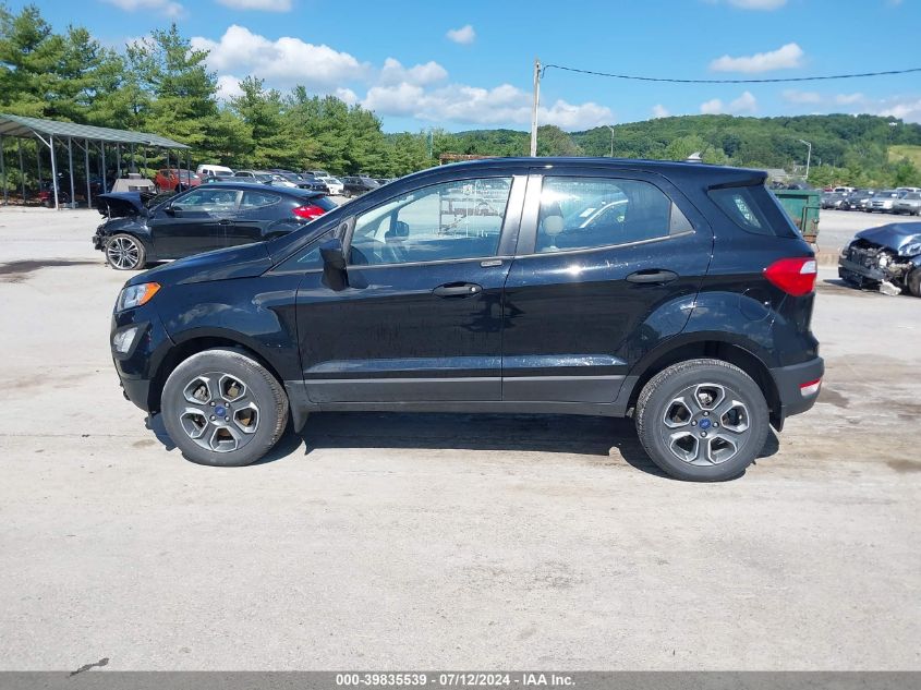2022 Ford Ecosport S VIN: MAJ6S3FL1NC464031 Lot: 39835539