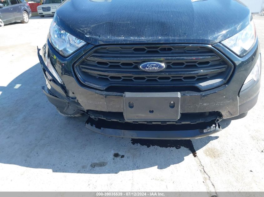2022 Ford Ecosport S VIN: MAJ6S3FL1NC464031 Lot: 39835539