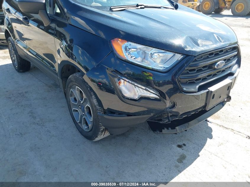 2022 Ford Ecosport S VIN: MAJ6S3FL1NC464031 Lot: 39835539