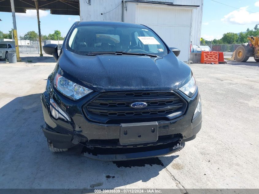 2022 Ford Ecosport S VIN: MAJ6S3FL1NC464031 Lot: 39835539