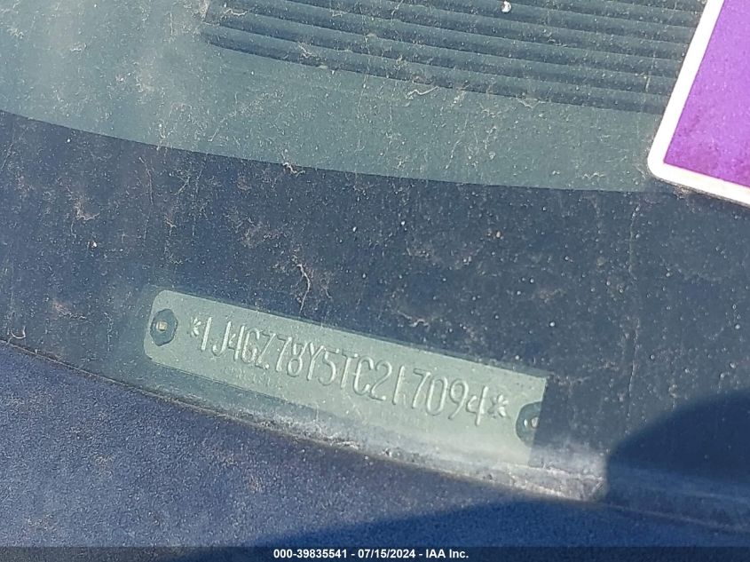 1996 Jeep Grand Cherokee Limited VIN: 1J4GZ78Y5TC217094 Lot: 39835541