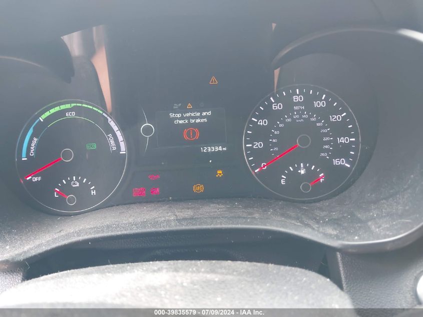 2017 Kia Optima Hybrid VIN: KNAGT4LE6H5009544 Lot: 39835579