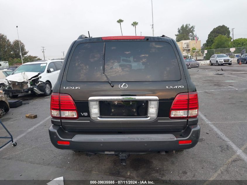 2006 Lexus Lx 470 VIN: JTJHT00W964019319 Lot: 39835585