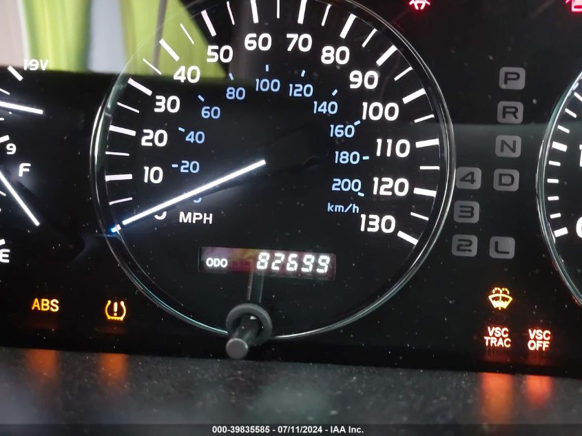 2006 Lexus Lx 470 VIN: JTJHT00W964019319 Lot: 39835585