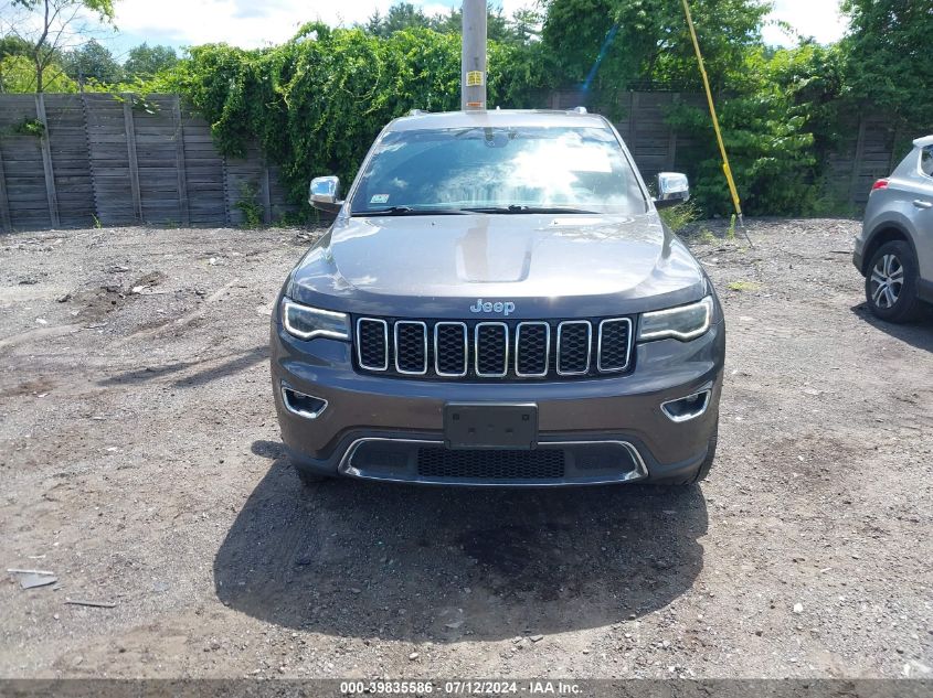 2017 Jeep Grand Cherokee Limited 4X4 VIN: 1C4RJFBG7HC706233 Lot: 39835586