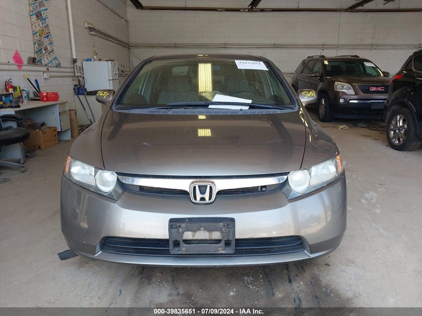 2008 Honda Civic Lx VIN: 2HGFA16598H314173 Lot: 39835651