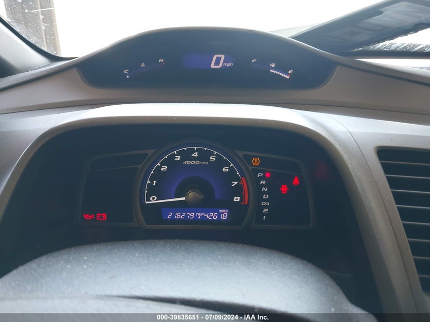 2008 Honda Civic Lx VIN: 2HGFA16598H314173 Lot: 39835651