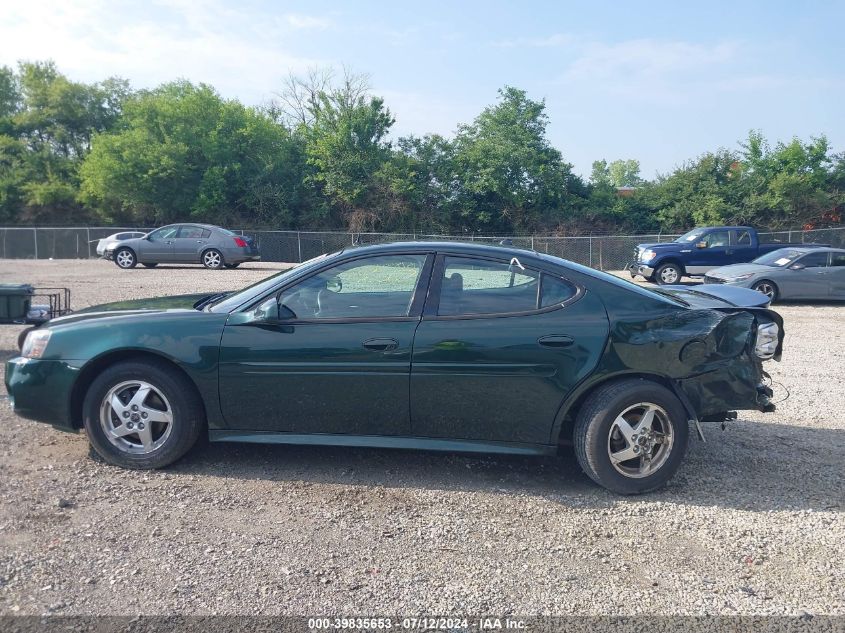 2004 Pontiac Grand Prix Gt2 VIN: 2G2WS522241169659 Lot: 39835653