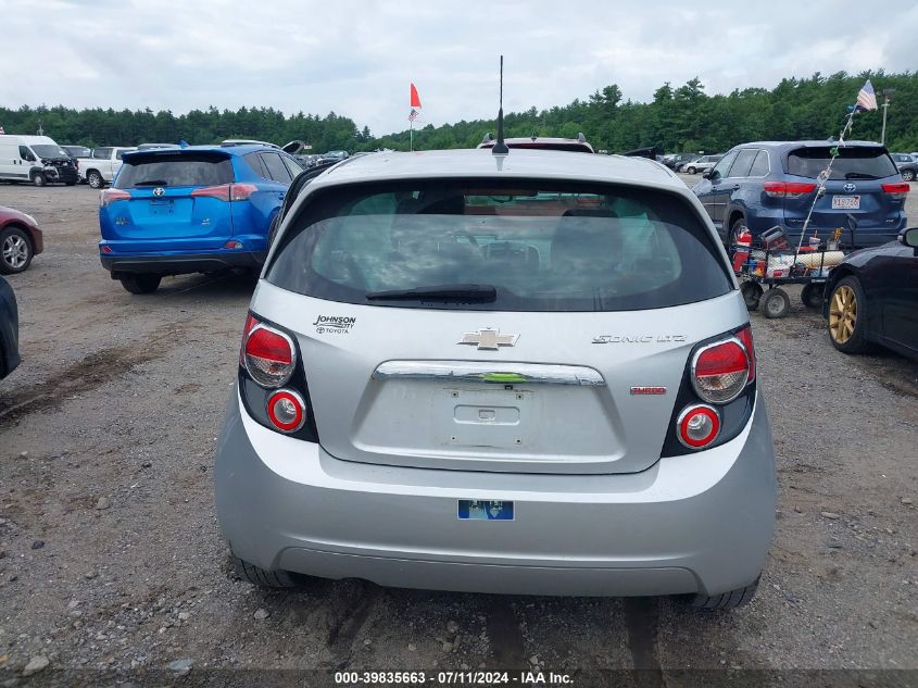 2014 Chevrolet Sonic Ltz Auto VIN: 1G1JE6SBXE4219600 Lot: 39835663