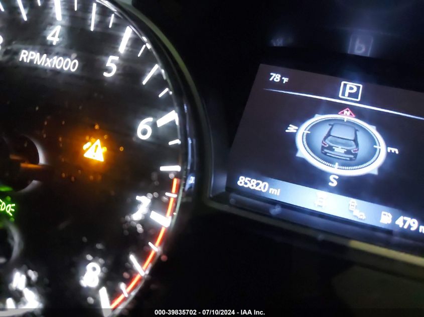 2018 Nissan Pathfinder S/Sv/Sl/Platinum VIN: 5N1DR2MN0JC624837 Lot: 39835702