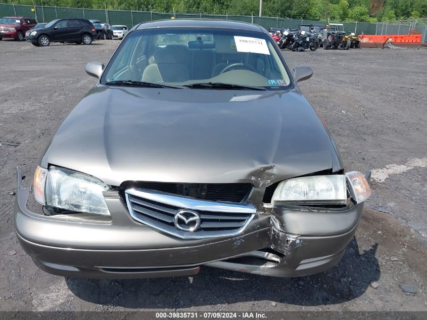 2001 Mazda 626 Es/Lx VIN: 1YVGF22CX15230854 Lot: 39835731