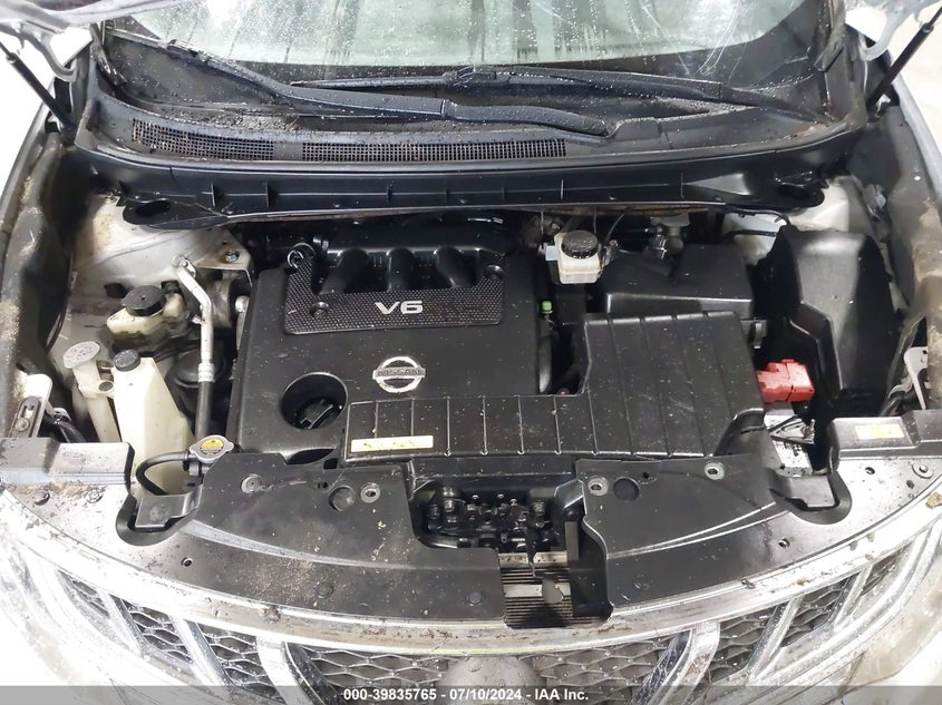 2012 Nissan Murano S/Sl/Le VIN: JN8AZ1MWXCW210013 Lot: 39835765