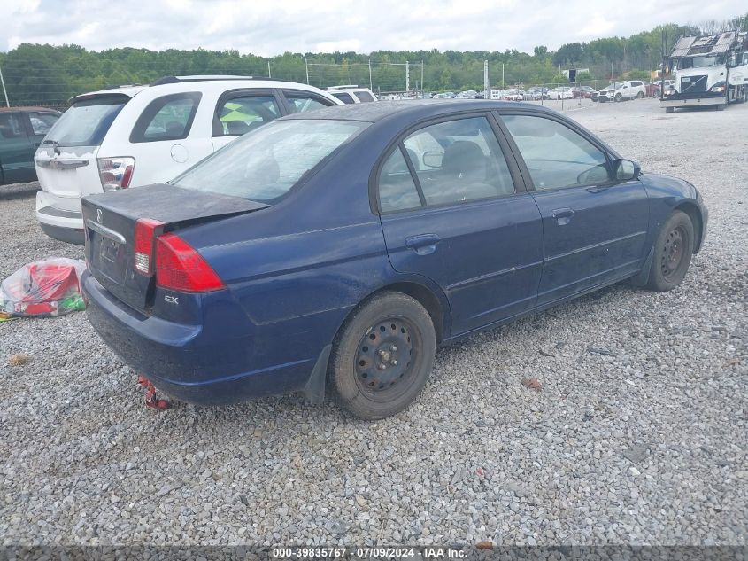 2HGES26743H554837 | 2003 HONDA CIVIC