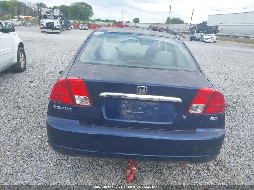 2003 Honda Civic Ex VIN: 2HGES26743H554837 Lot: 39835767