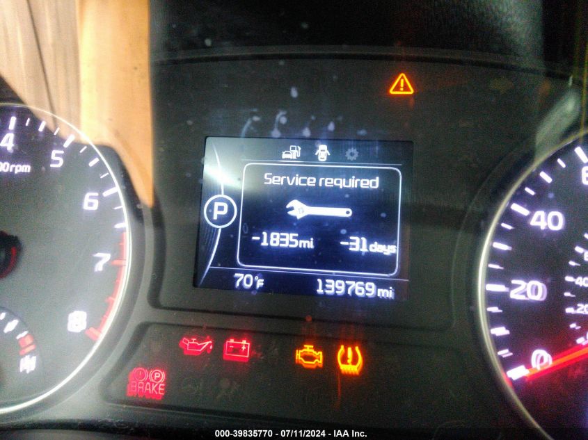 2016 Kia Optima Lx VIN: 5XXGT4L33GG100220 Lot: 39835770