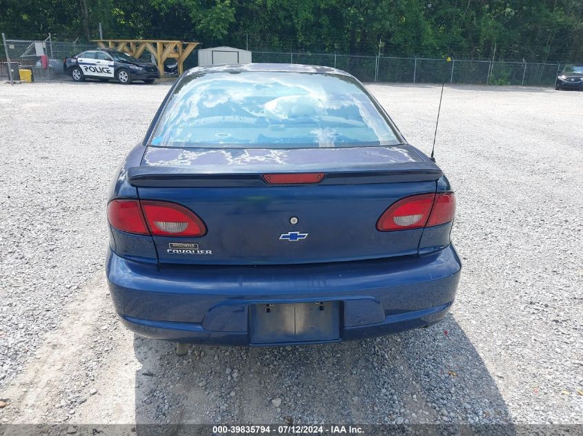 2001 Chevrolet Cavalier VIN: 1G1JC124517176013 Lot: 39835794