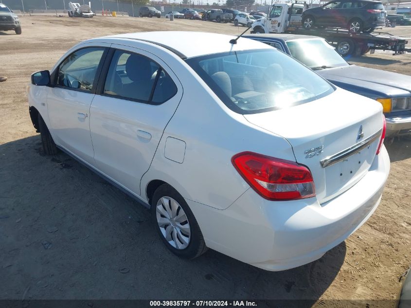 2020 Mitsubishi Mirage G4 Es VIN: ML32F3FJ5LHF06511 Lot: 39835797