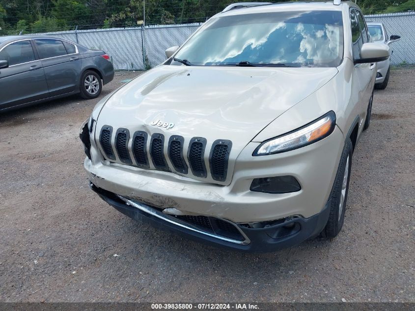 2015 Jeep Cherokee Limited VIN: 1C4PJMDS6FW630092 Lot: 39835800