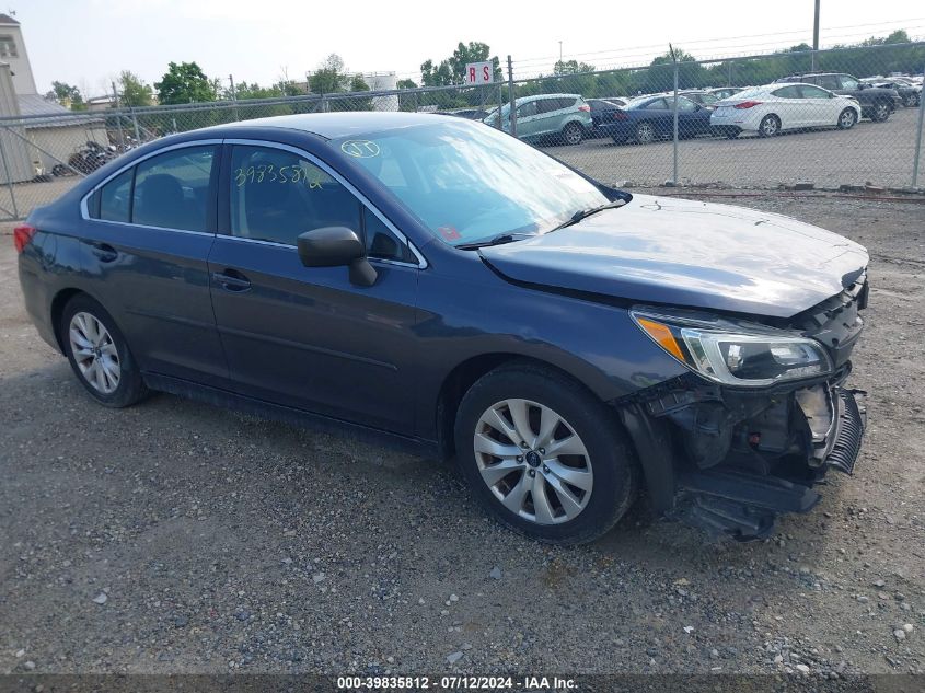 2016 Subaru Legacy 2.5I VIN: 4S3BNAA6XG3010918 Lot: 39835812