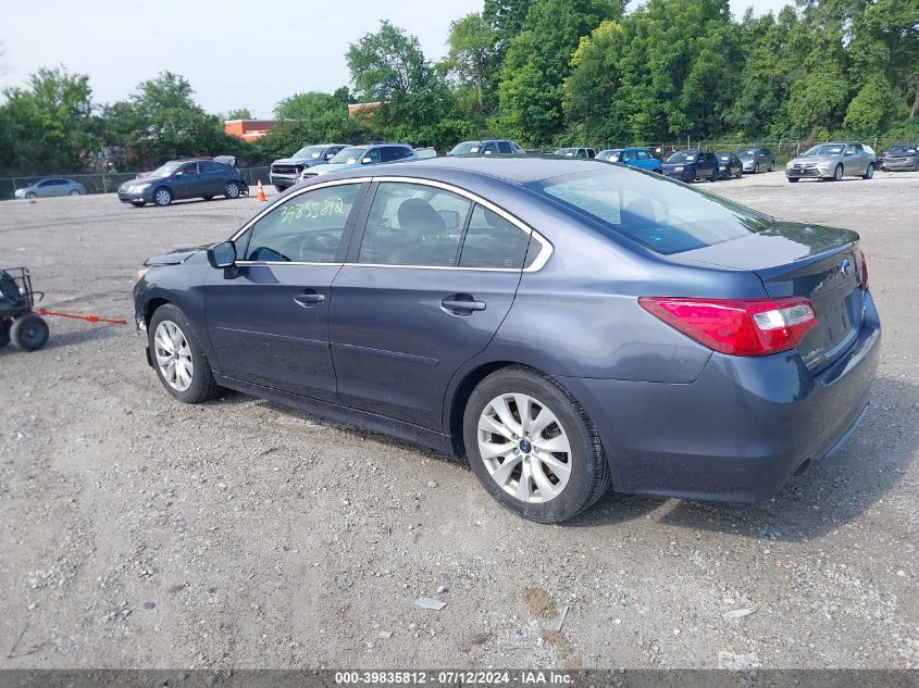 2016 Subaru Legacy 2.5I VIN: 4S3BNAA6XG3010918 Lot: 39835812