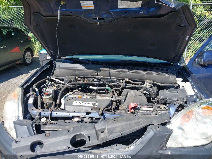 2005 Honda Cr-V Ex VIN: SHSRD78855U341183 Lot: 39835816