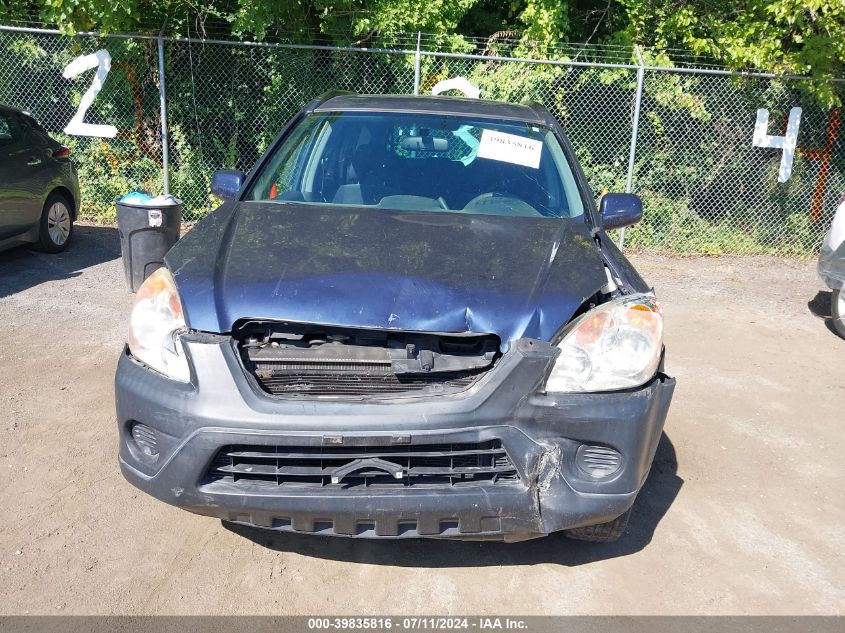 2005 Honda Cr-V Ex VIN: SHSRD78855U341183 Lot: 39835816