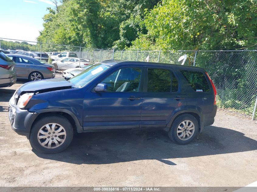 2005 Honda Cr-V Ex VIN: SHSRD78855U341183 Lot: 39835816