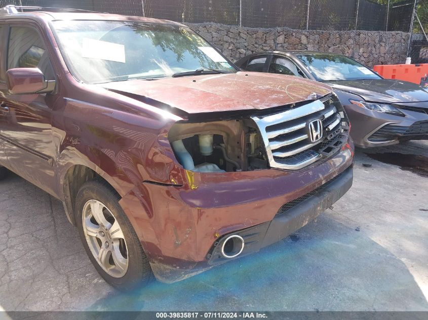 2012 Honda Pilot Ex-L VIN: 5FNYF4H54CB078120 Lot: 39835817