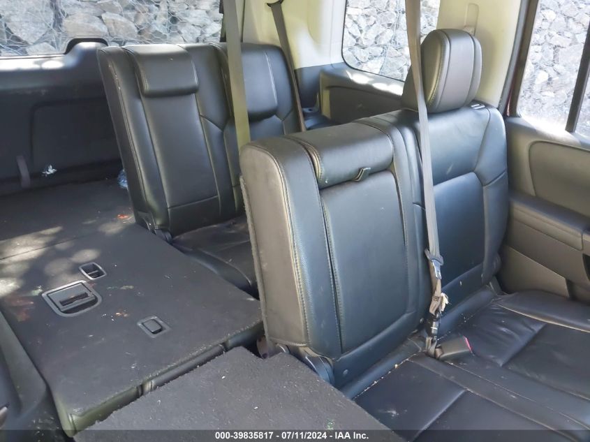 2012 Honda Pilot Ex-L VIN: 5FNYF4H54CB078120 Lot: 39835817