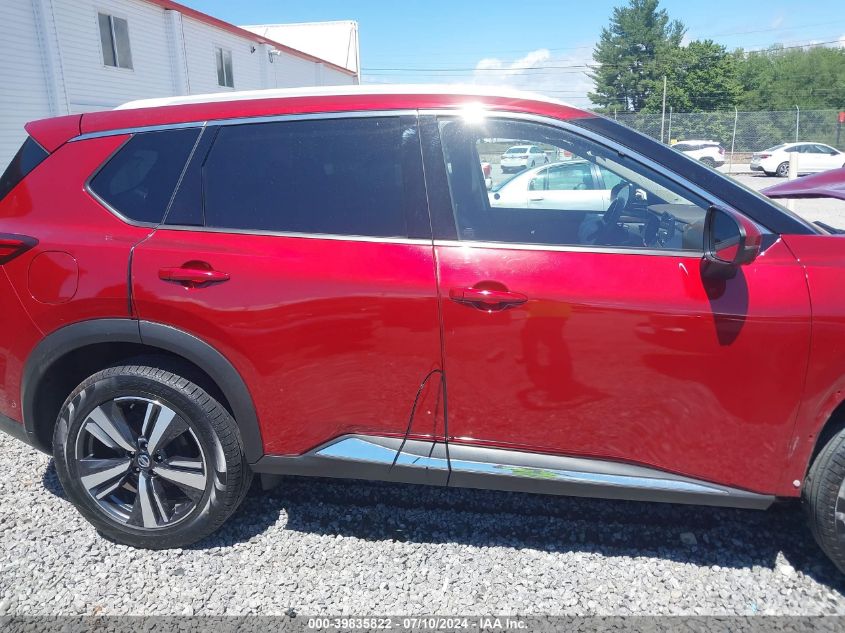 2021 Nissan Rogue Platinum Intelligent Awd VIN: JN8AT3DD2MW304156 Lot: 39835822