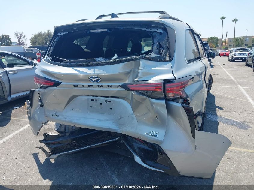 2021 Toyota Sienna Xse VIN: 5TDXRKEC2MS002953 Lot: 39835831