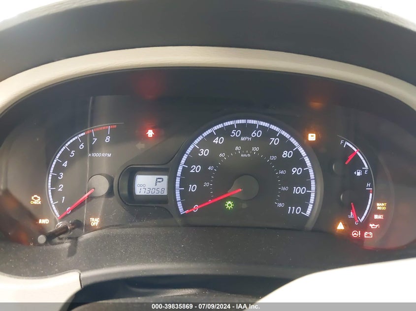 2014 Toyota Sienna Le 7 Passenger VIN: 5TDJK3DC0ES072213 Lot: 39835869