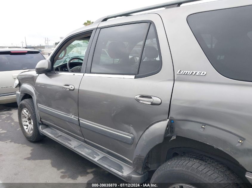 2006 Toyota Sequoia Limited V8 VIN: 5TDZT38AX6S270162 Lot: 39835870