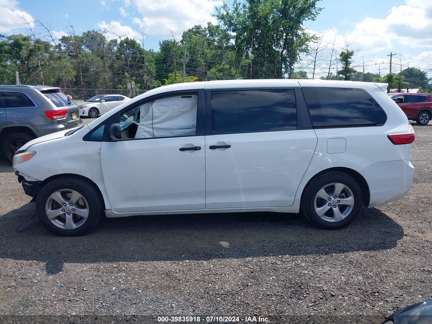 2016 Toyota Sienna L 7 Passenger VIN: 5TDZK3DC0GS733776 Lot: 39835918