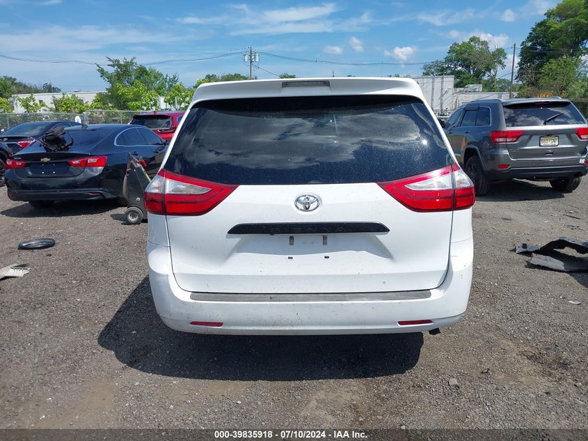 2016 Toyota Sienna L 7 Passenger VIN: 5TDZK3DC0GS733776 Lot: 39835918