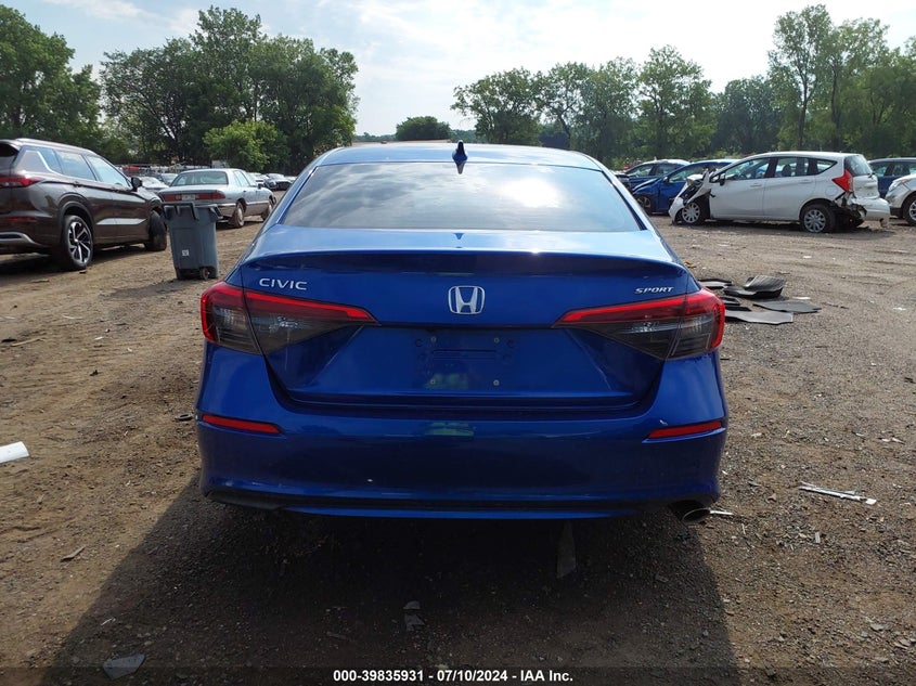 2023 HONDA CIVIC VIN: 2HGFE2F53PH541917