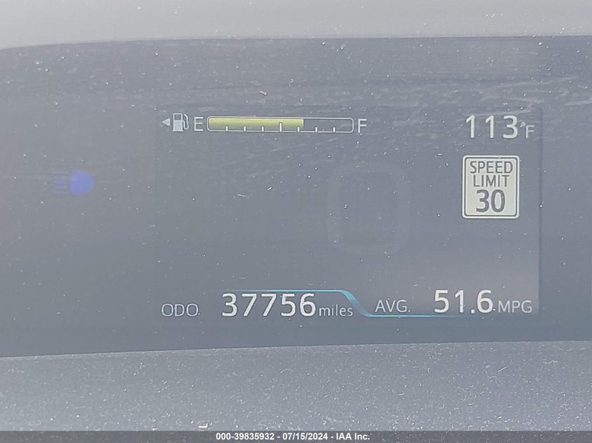 2022 TOYOTA PRIUS VIN: JTDKAMFU3N3169426