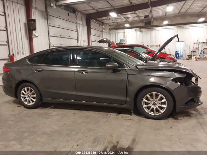 2017 Ford Fusion S VIN: 3FA6P0G71HR162052 Lot: 39835939